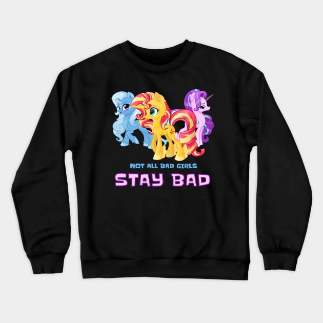 My Little Pony Sunset, Trixie, Starlight Crewneck Sweatshirt by SketchedCrow